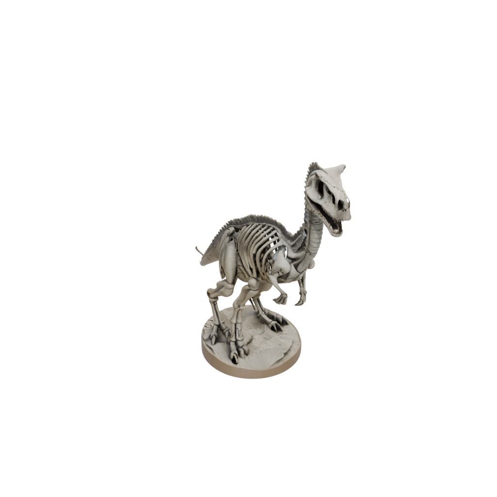 Skeleton Iguanodon — dinosaurs 3D print model, STL