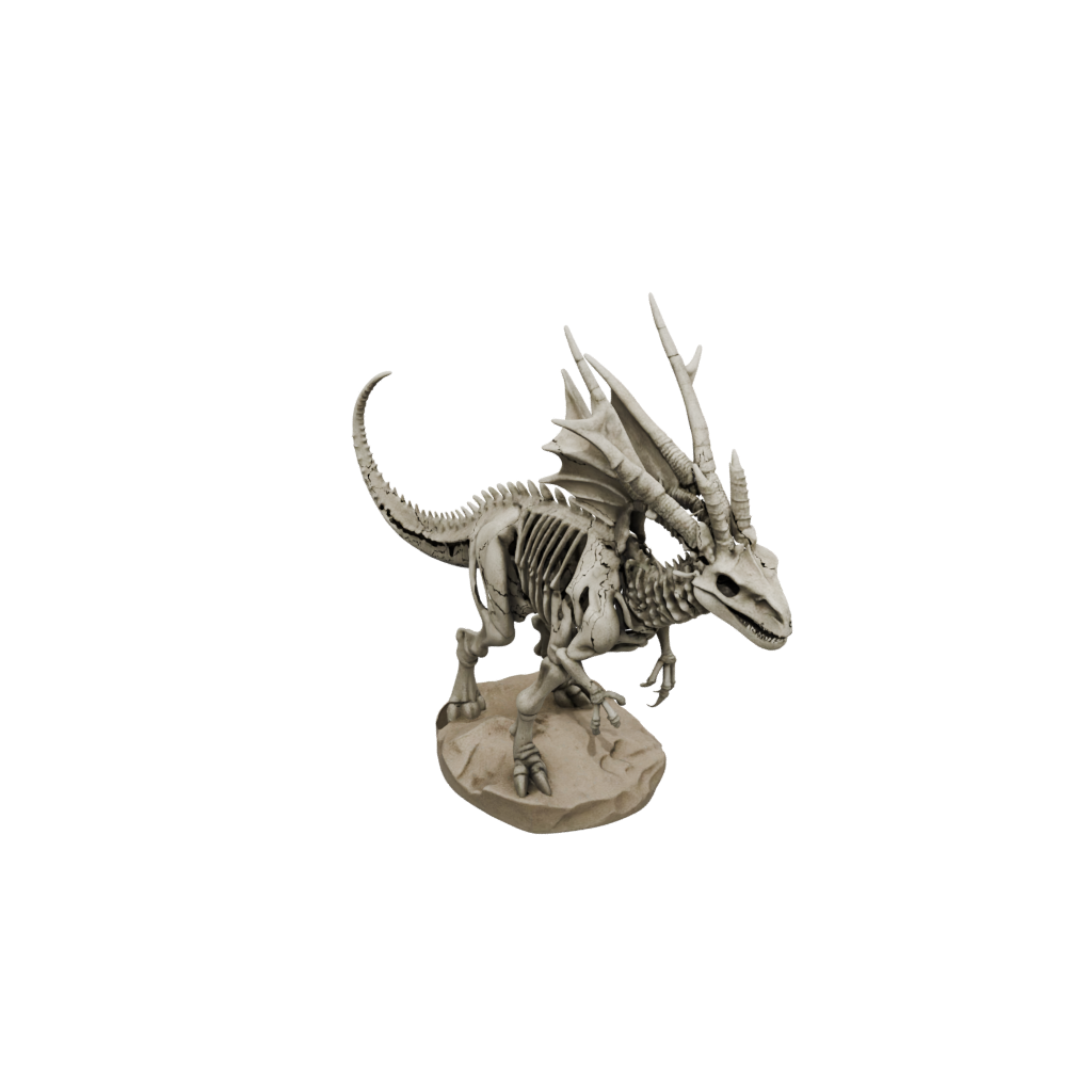 Skeleton Styracosaurus — dinosaurs 3D print model, STL