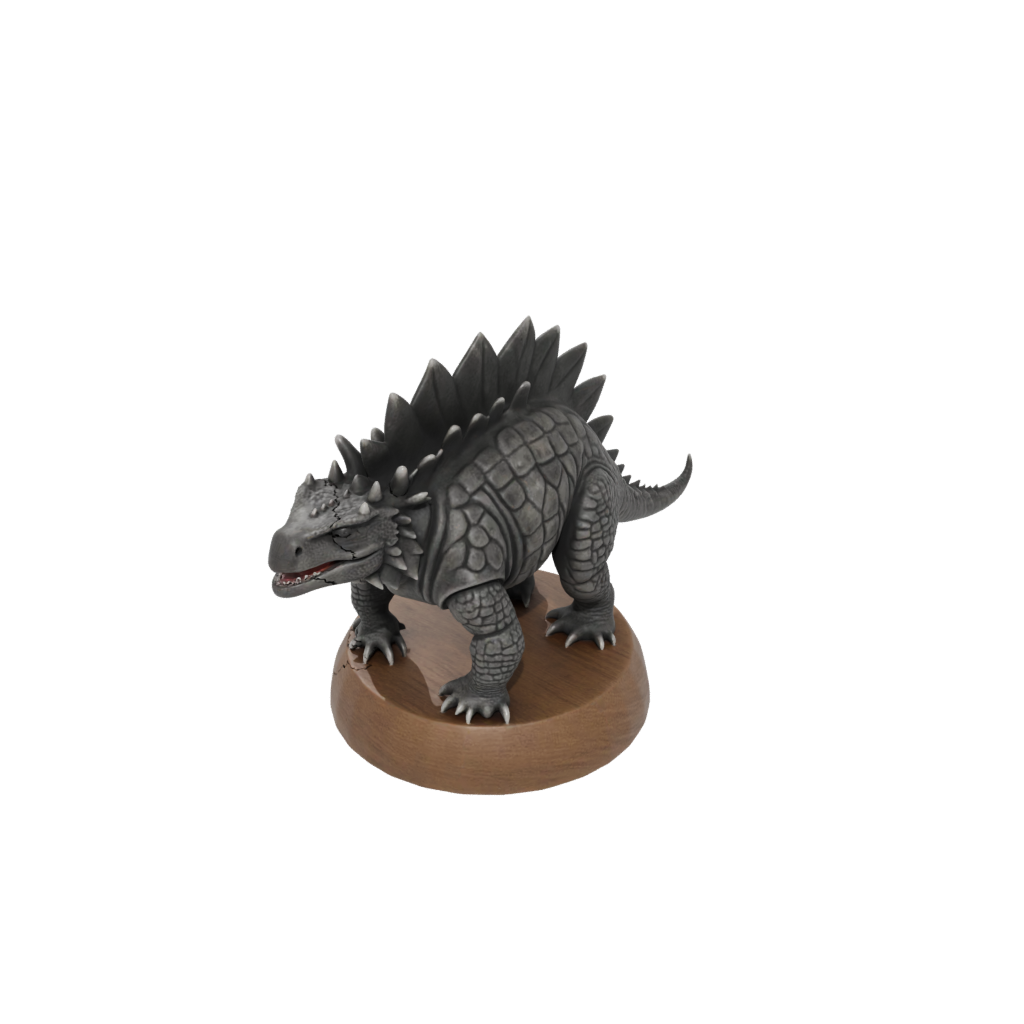 Woodgrain Feathered Ankylosaurus