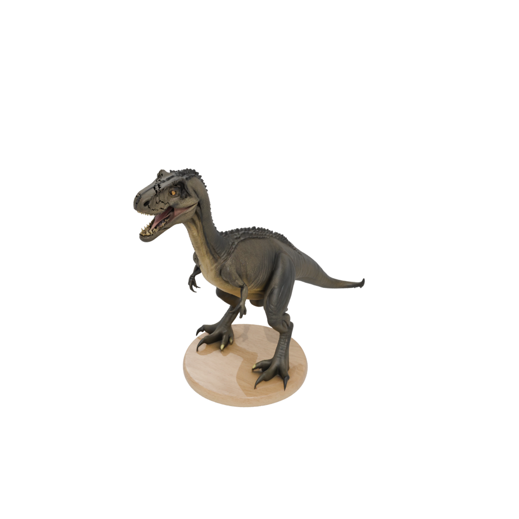 Woodgrain Feathered Giganotosaurus