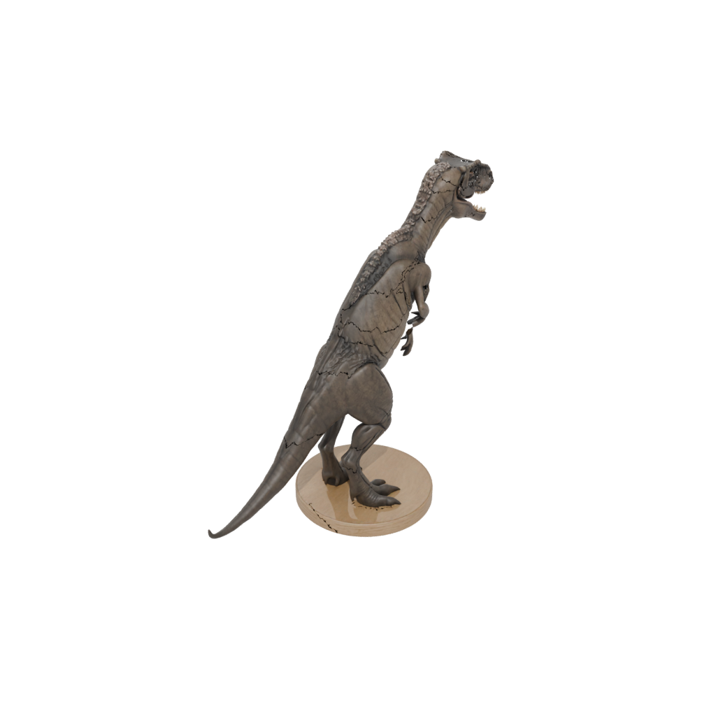 Woodgrain Flexi Megalosaurus