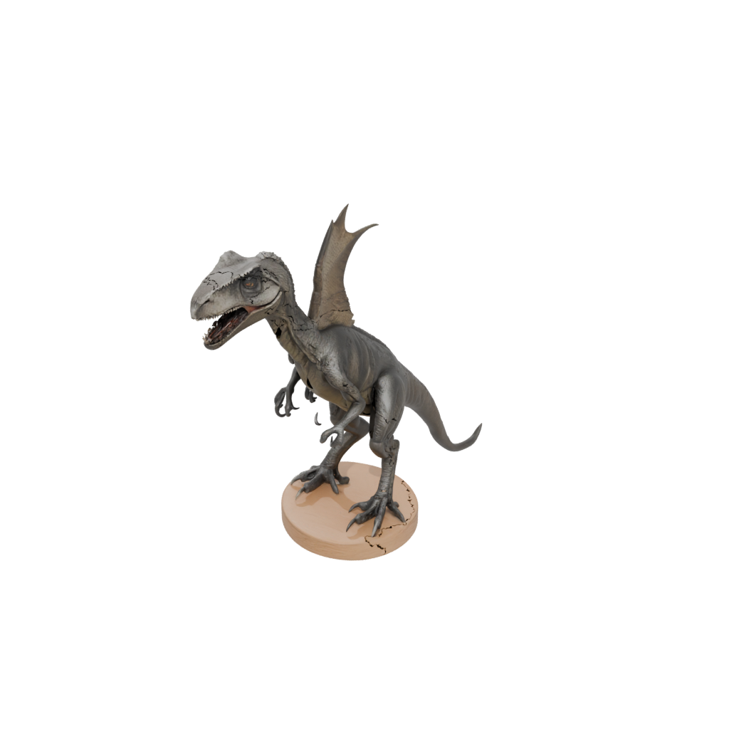 Woodgrain Utahraptor