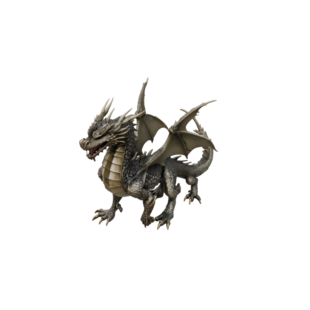 Bronze Pocket Articulated Dragon Long