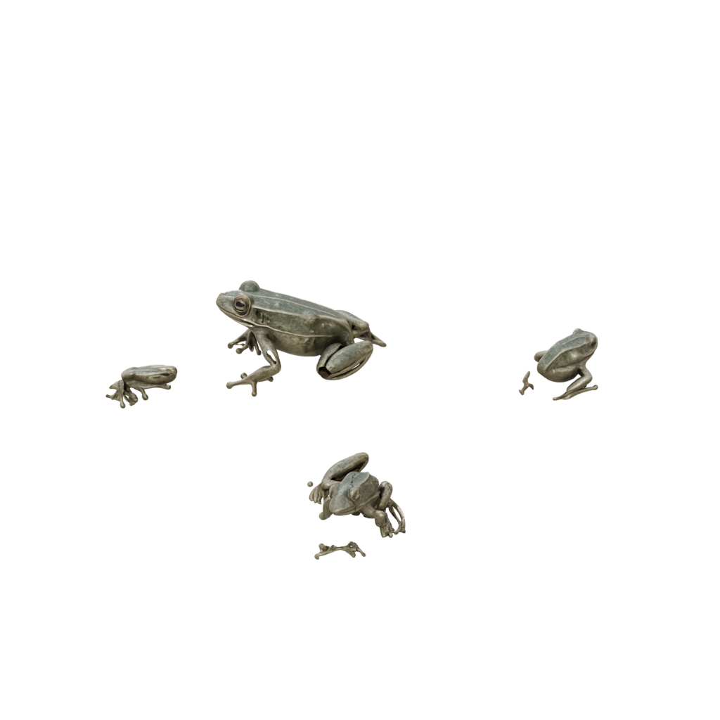 Bronze Pocket Articulated Frog