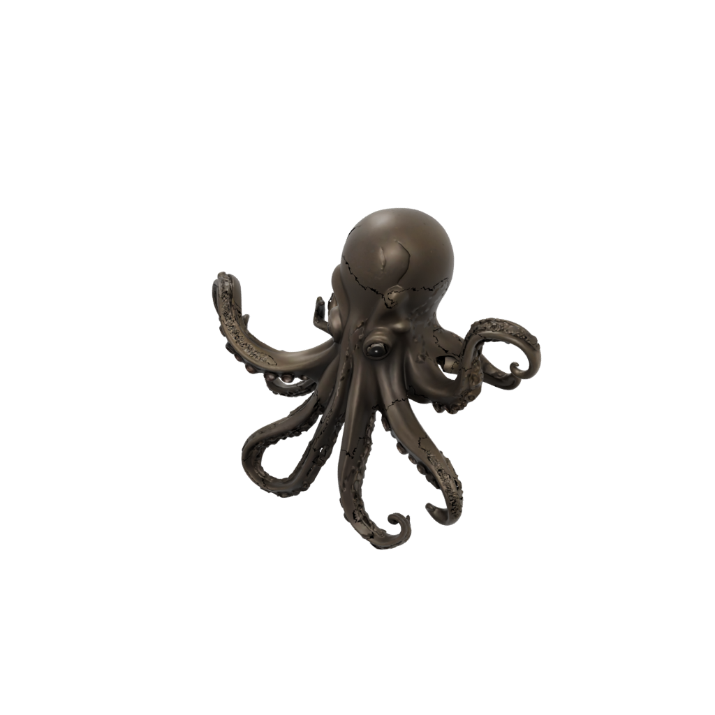 Bronze Pocket Articulated Octopus Mini