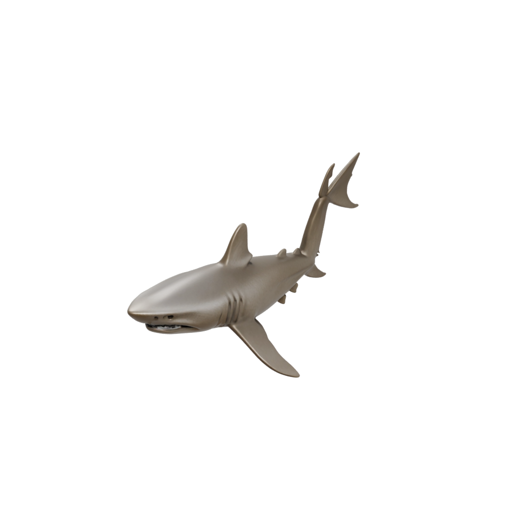 Bronze Pocket Articulated Shark