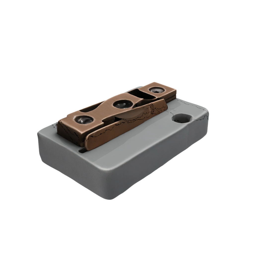 Bronze Pocket Fidget Slider Bar