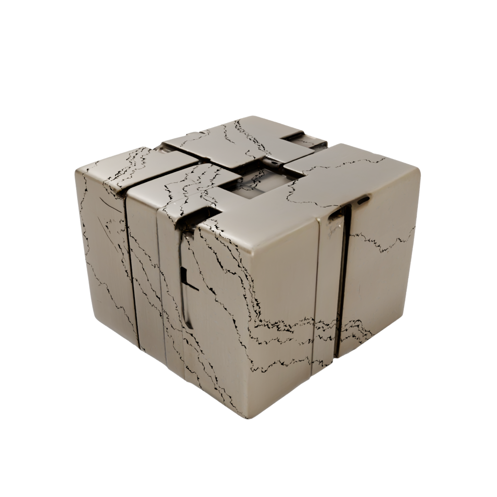 Bronze Pocket Infinity Flip Cube
