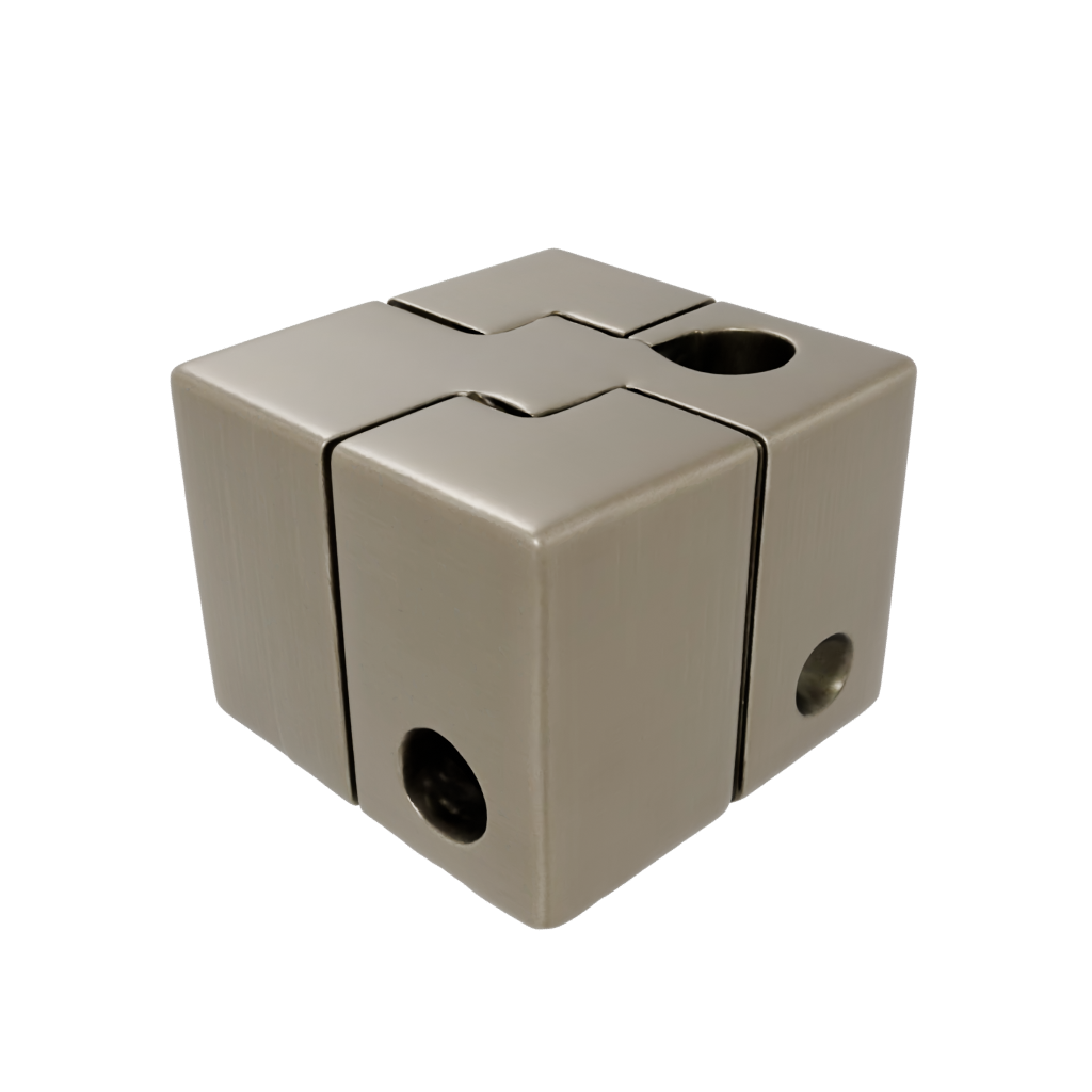 Bronze Pocket Magnet-Free Click Cube