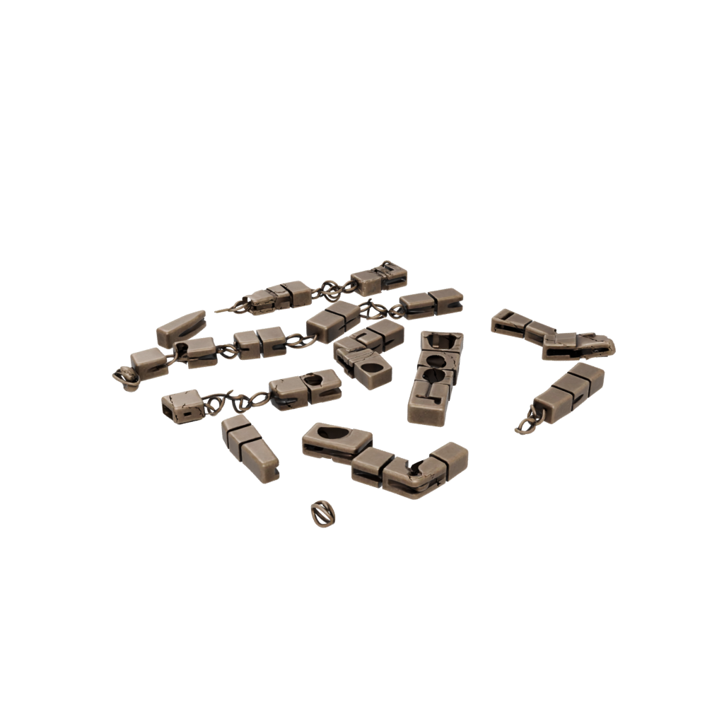 Bronze Pocket Pivot Domino Chain