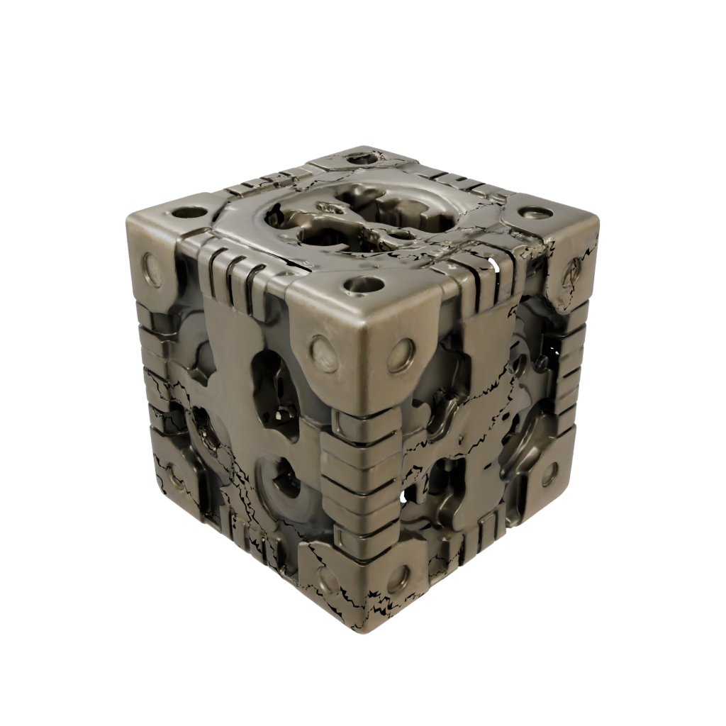 Bronze Pocket Pocket Gear Cube