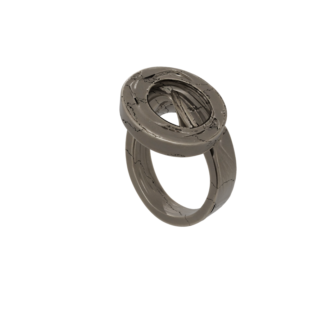 Bronze Pocket Spinning Coin Ring