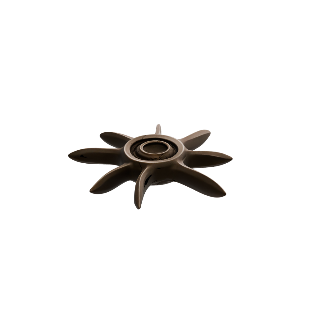 Bronze Pocket Three-Prong Spinner