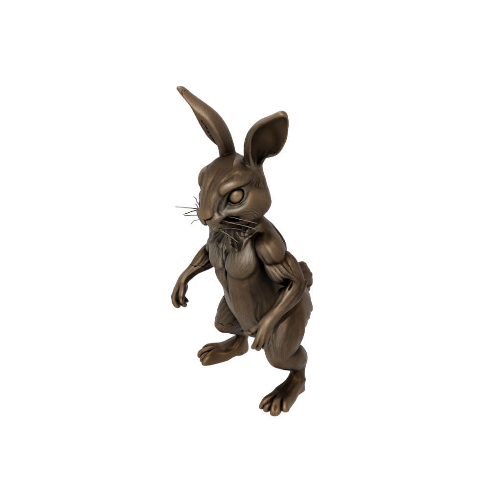 Bronze Big Articulated Bunny