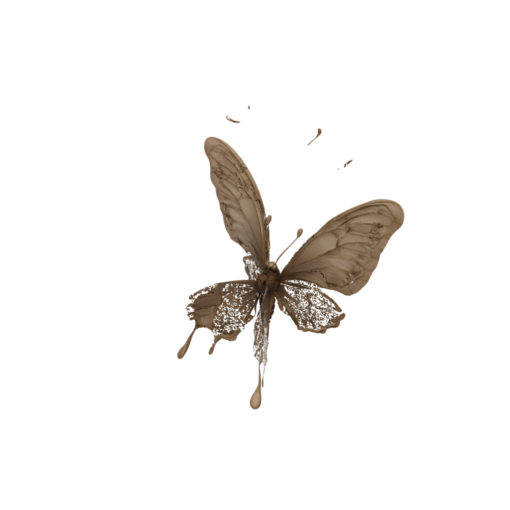 Bronze Big Articulated Butterfly
