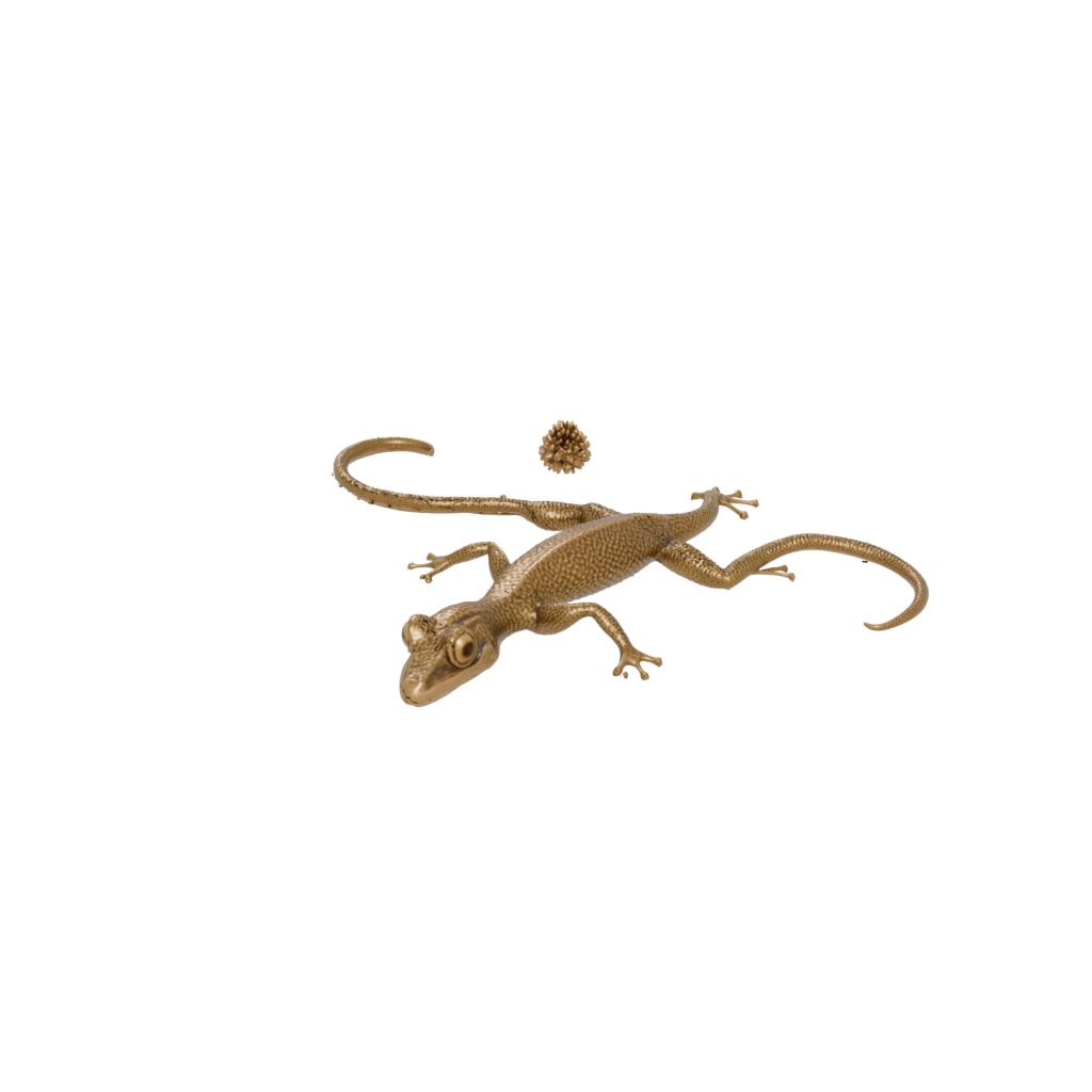 Bronze Big Articulated Gecko