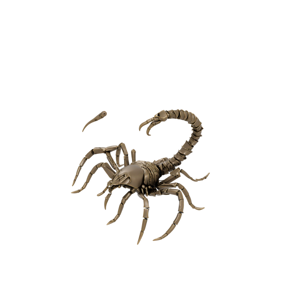 Bronze Big Articulated Scorpion