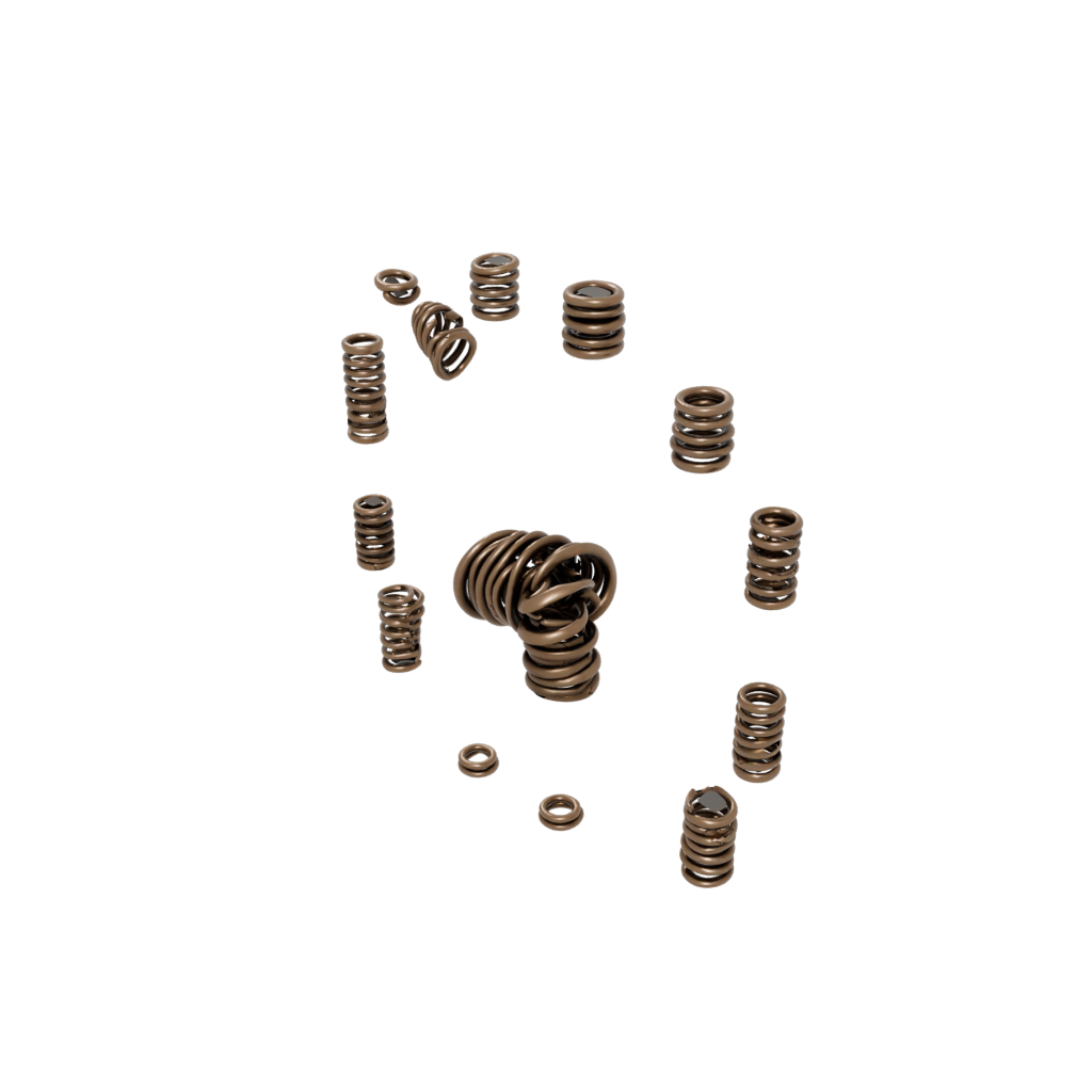 Bronze Big Compression Spring Toy