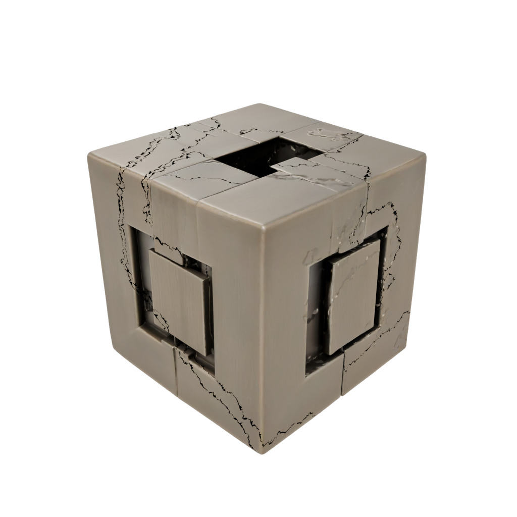 Bronze Big Infinity Flip Cube