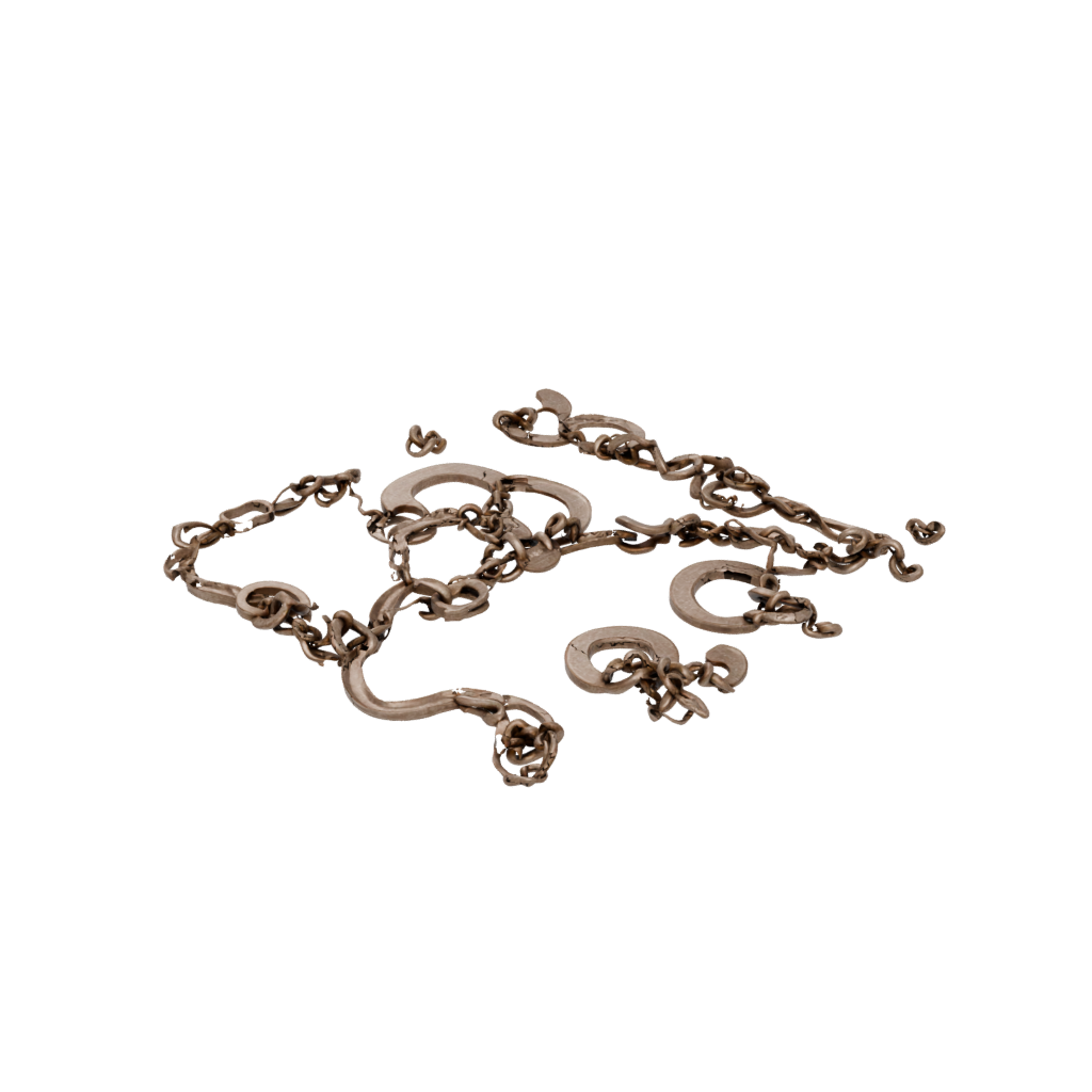 Bronze Big Interlocking Ring Chain