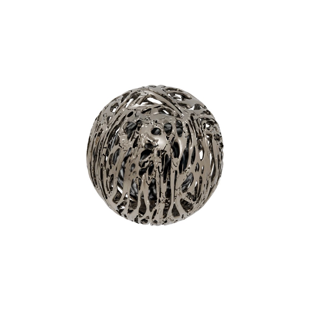 Bronze Big Kinetic Flow Ball