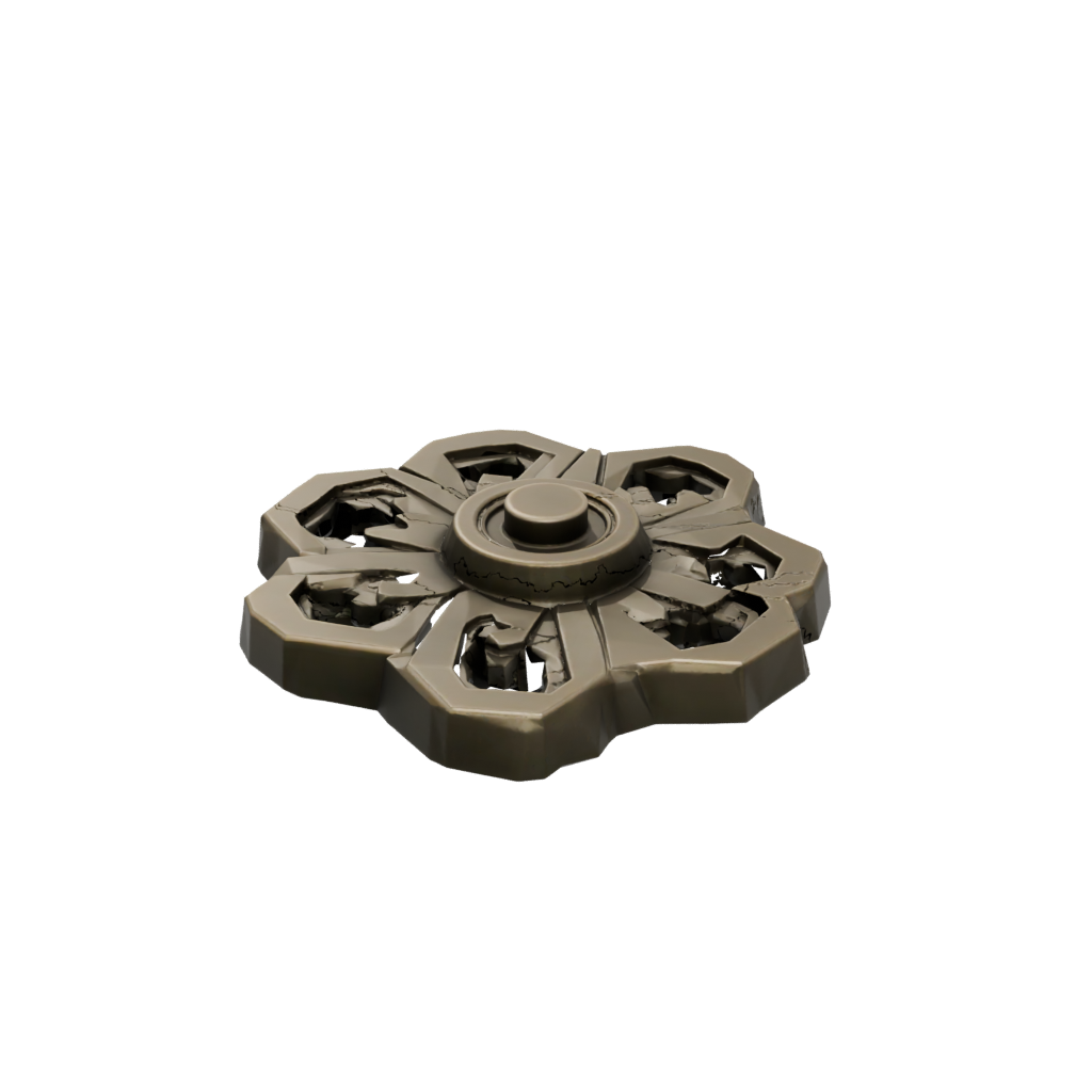 Bronze Big Rolling Hex Spinner
