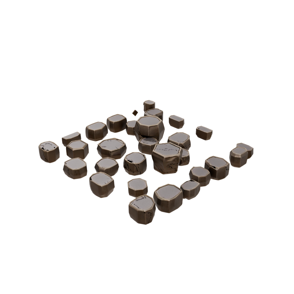Bronze Big Snap-Pop Hexagon