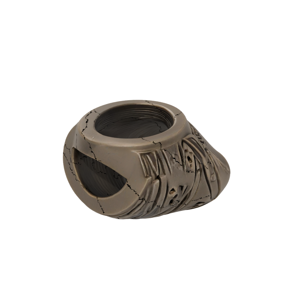 Bronze Big Spinning Coin Ring