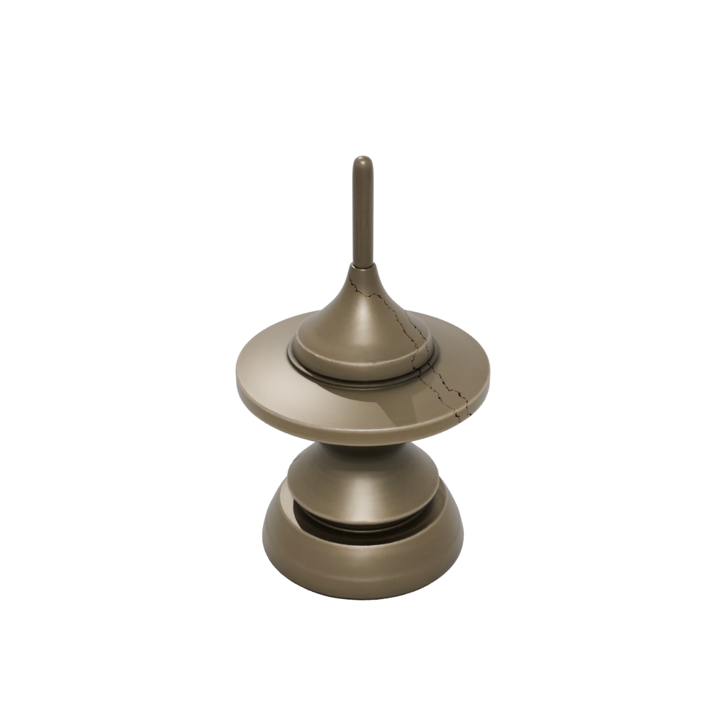 Bronze Big Spinning Top Set