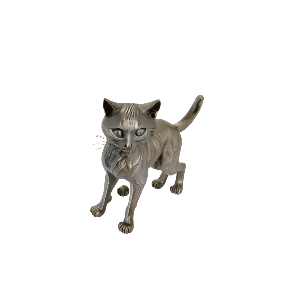 Bronze Soft Articulated Cat