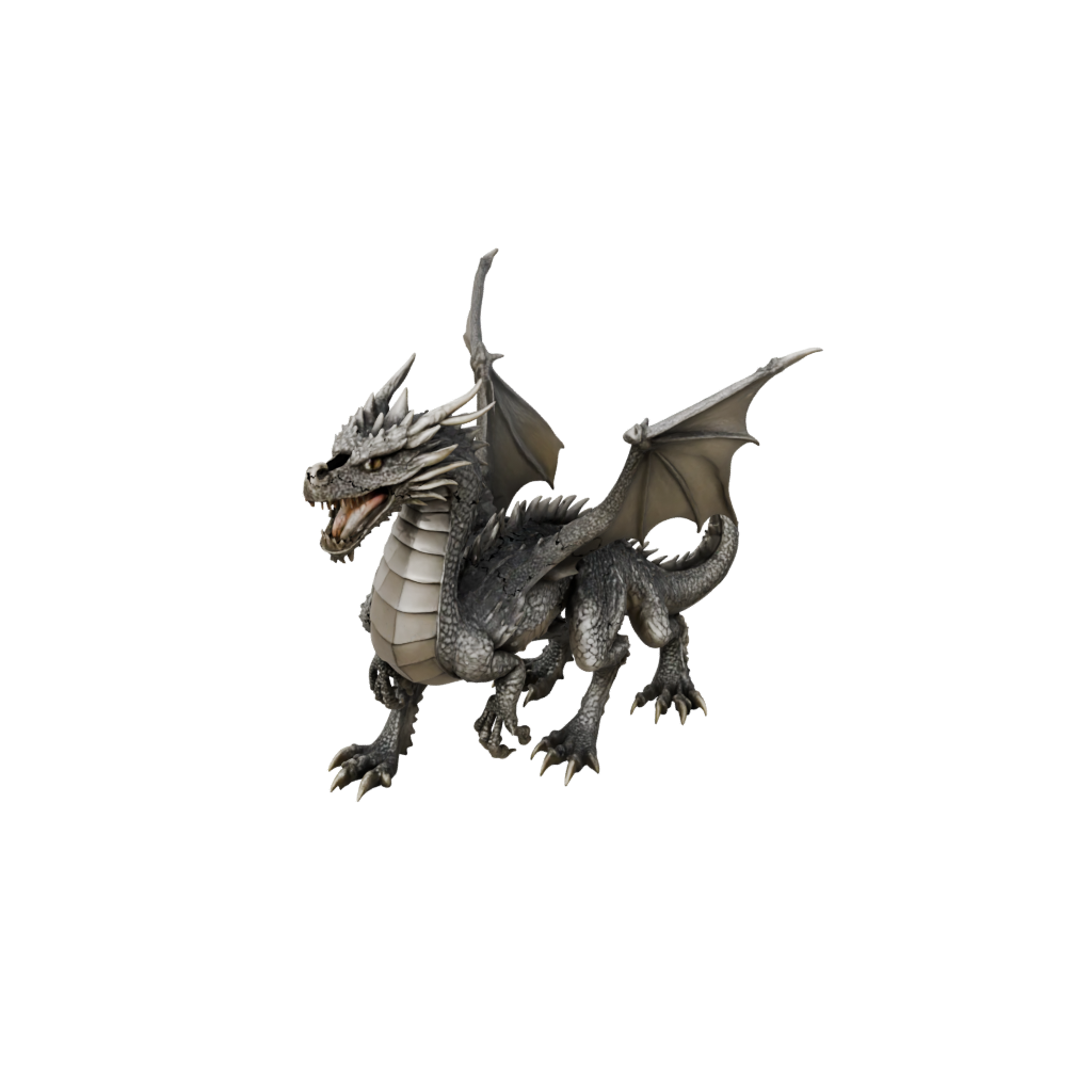 Bronze Soft Articulated Dragon Long