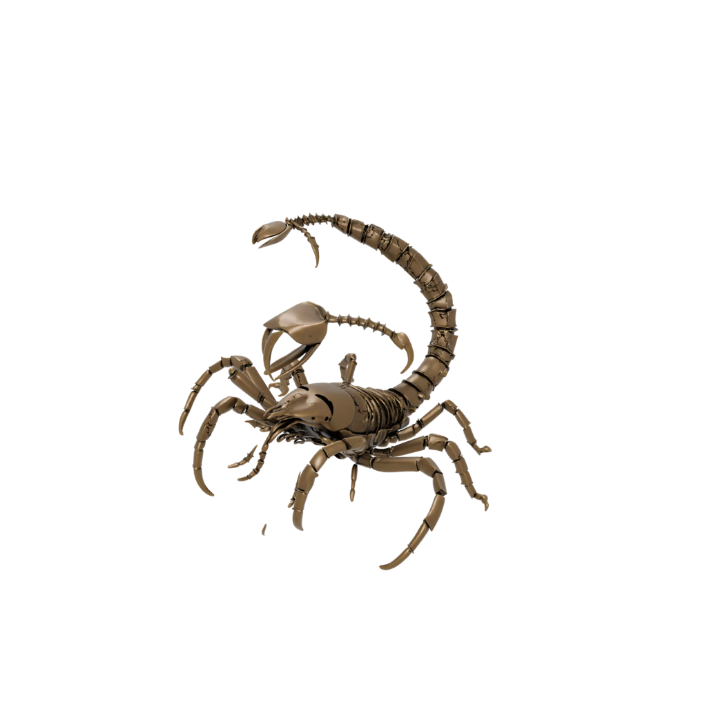 Bronze Soft Articulated Scorpion