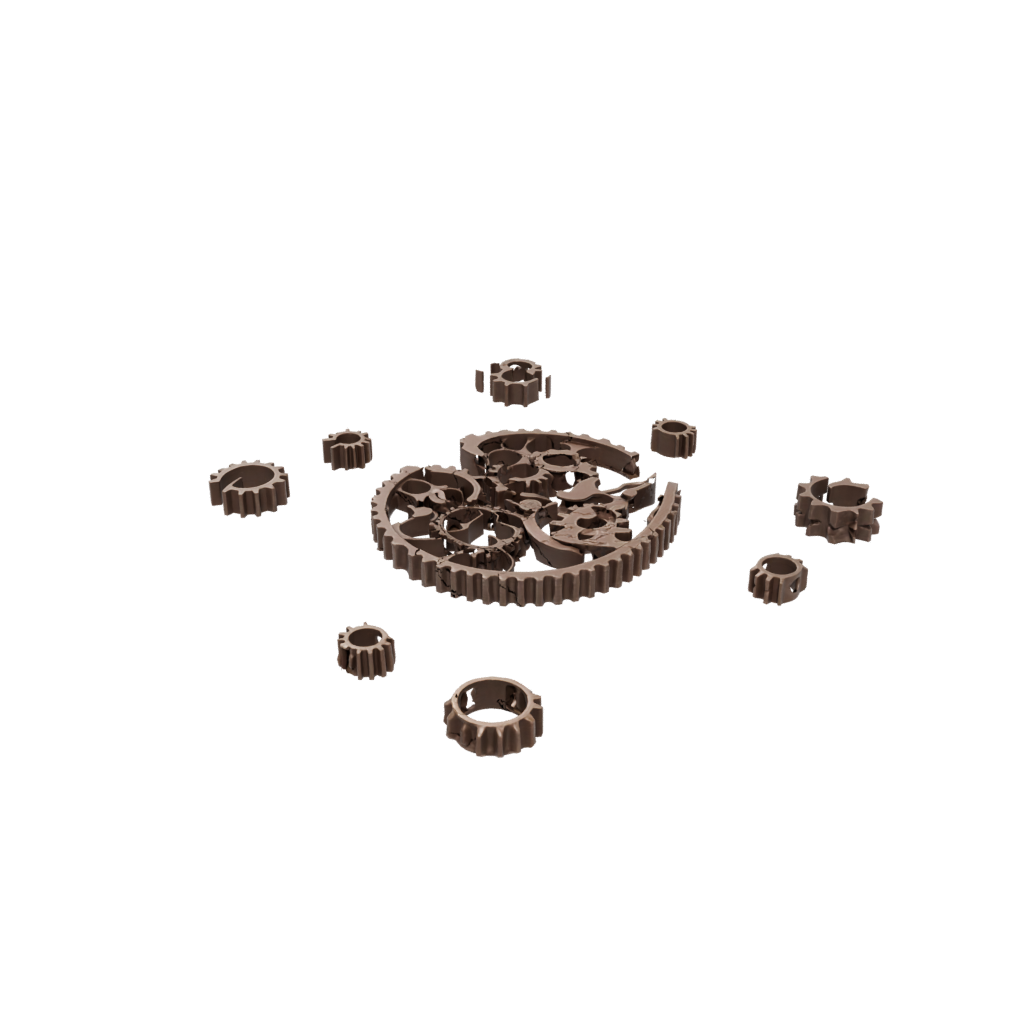 Bronze Soft Gear-Train Fidget