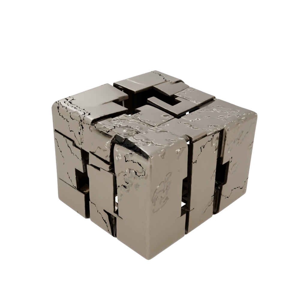 Bronze Soft Infinity Flip Cube