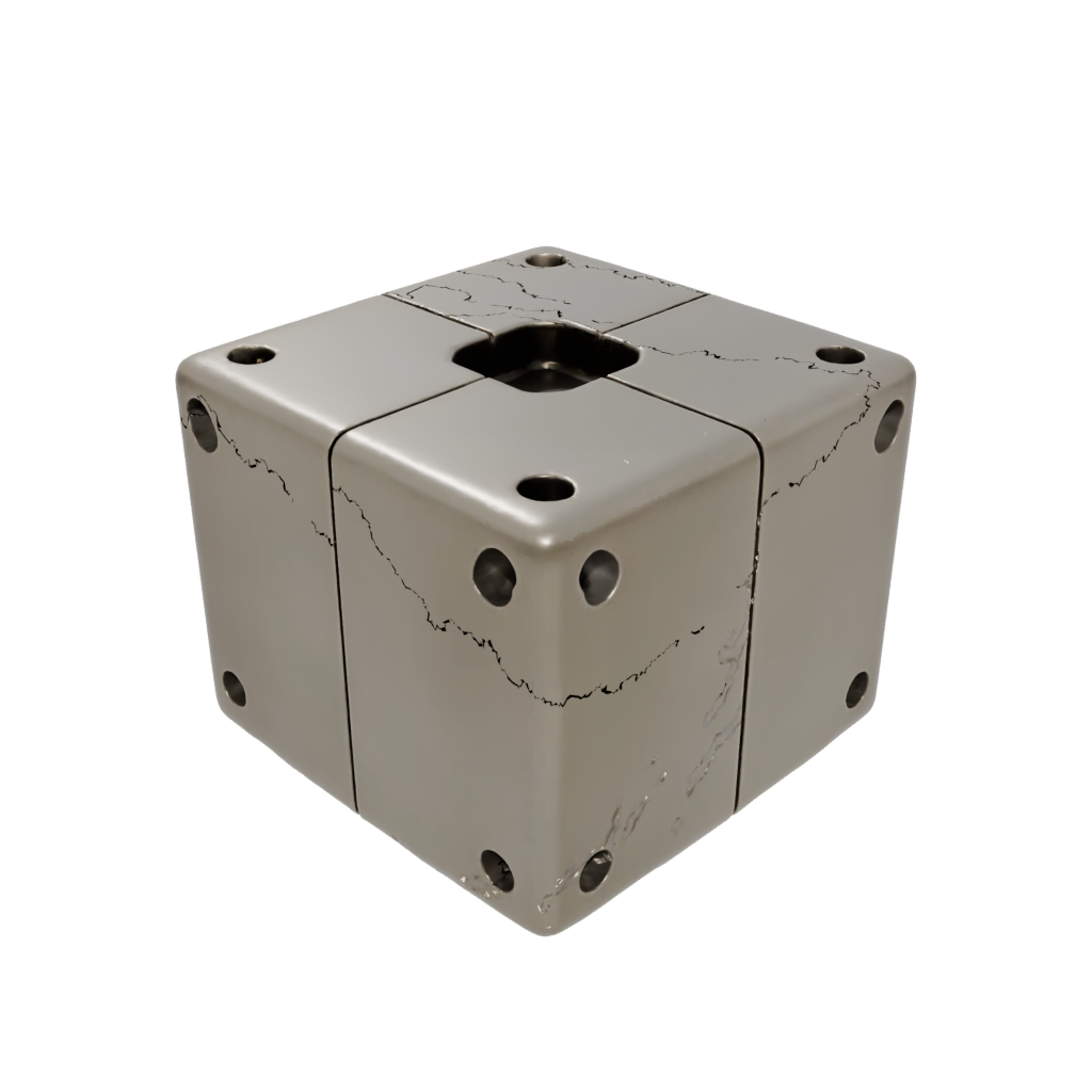 Bronze Soft Magnet-Free Click Cube