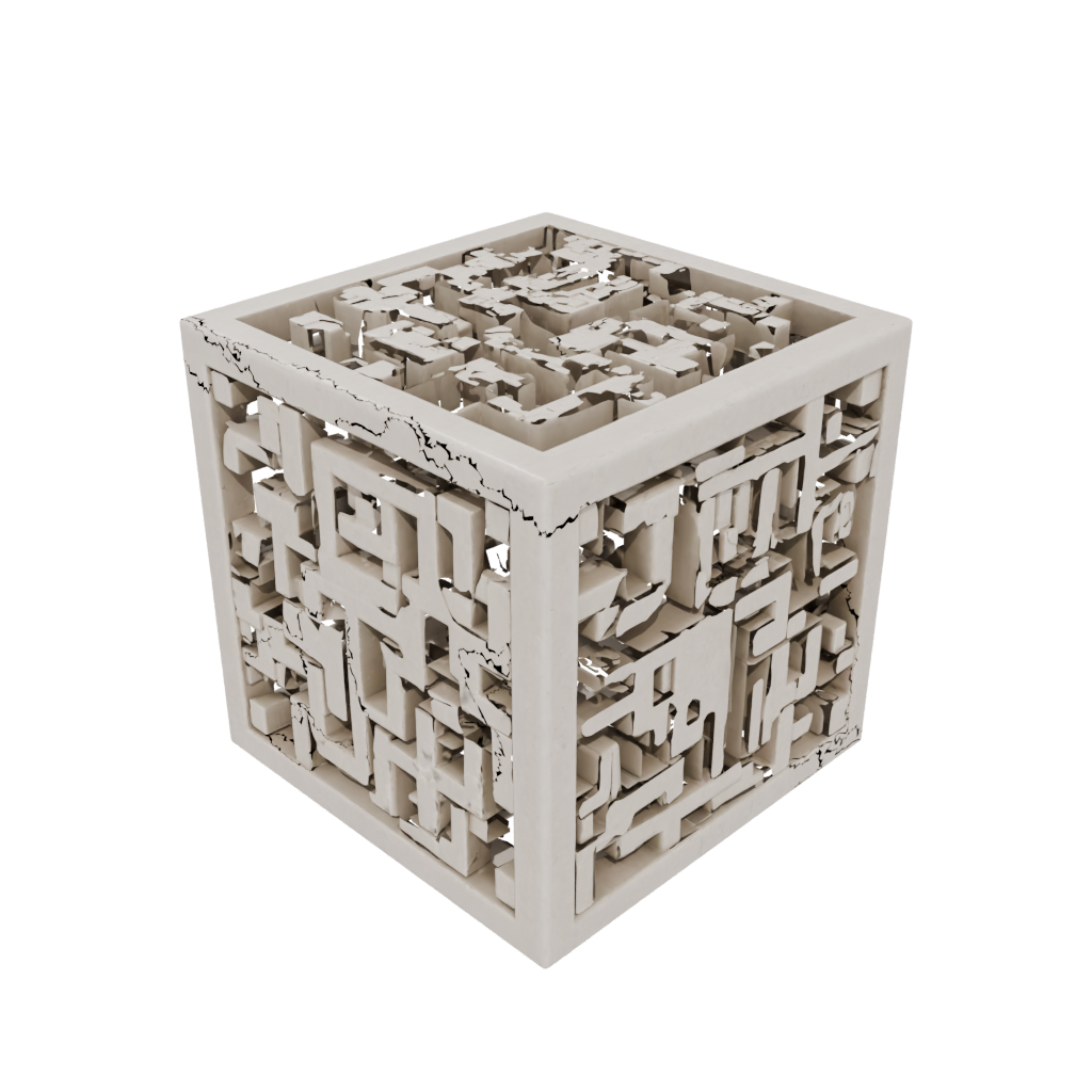 Bronze Soft Marble Maze Pocket Puzzle