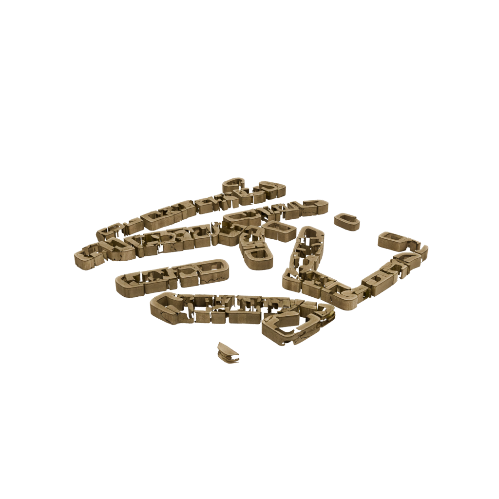 Bronze Soft Pivot Domino Chain