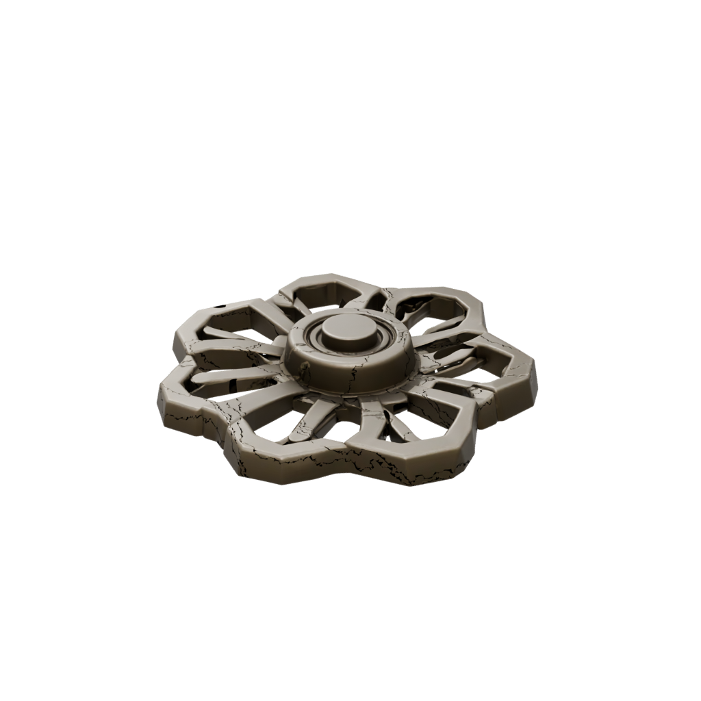 Bronze Soft Rolling Hex Spinner