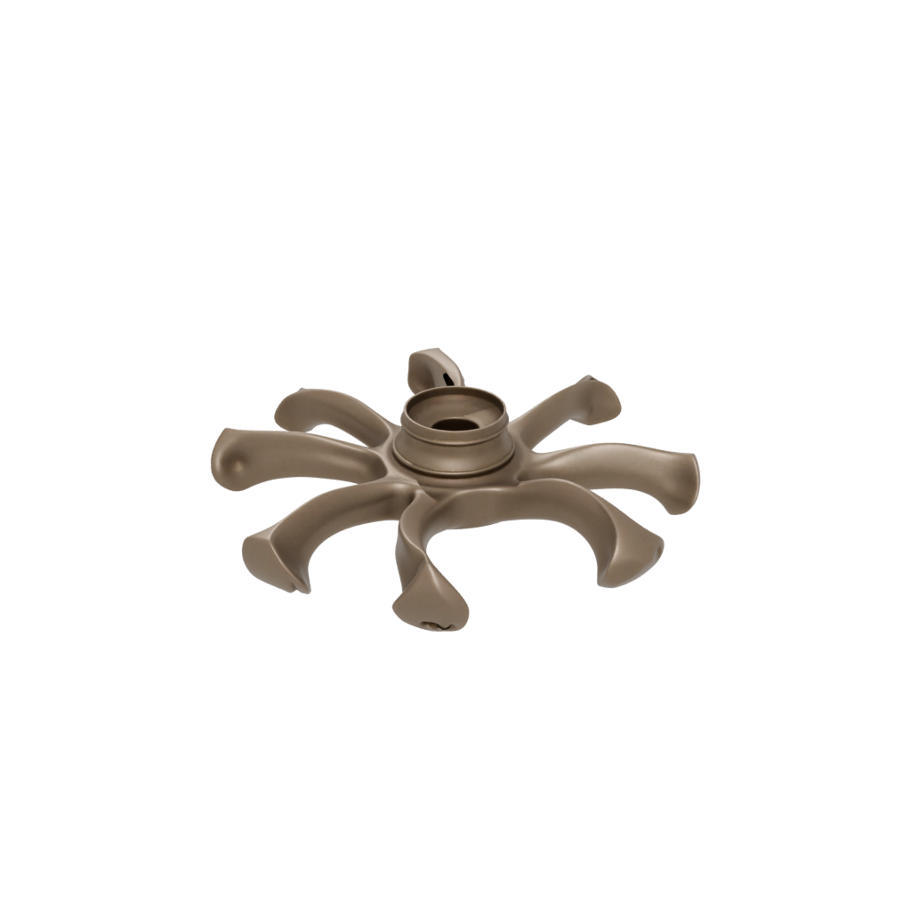 Bronze Soft Three-Prong Spinner