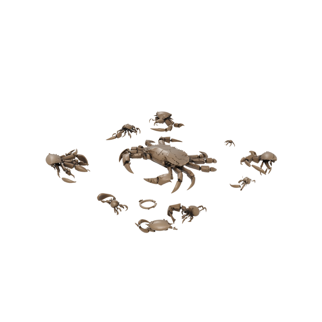 Bronze Articulated Crab