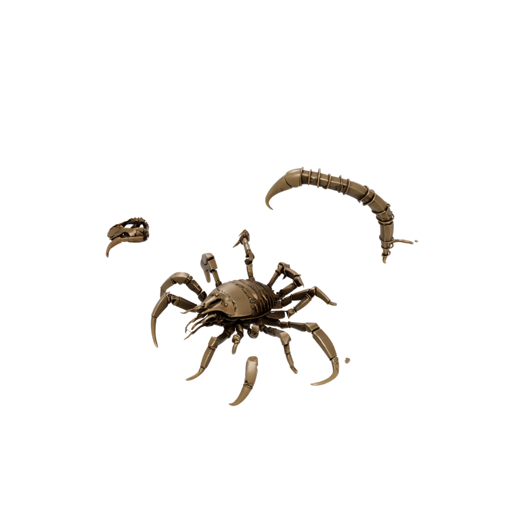 Bronze Articulated Scorpion