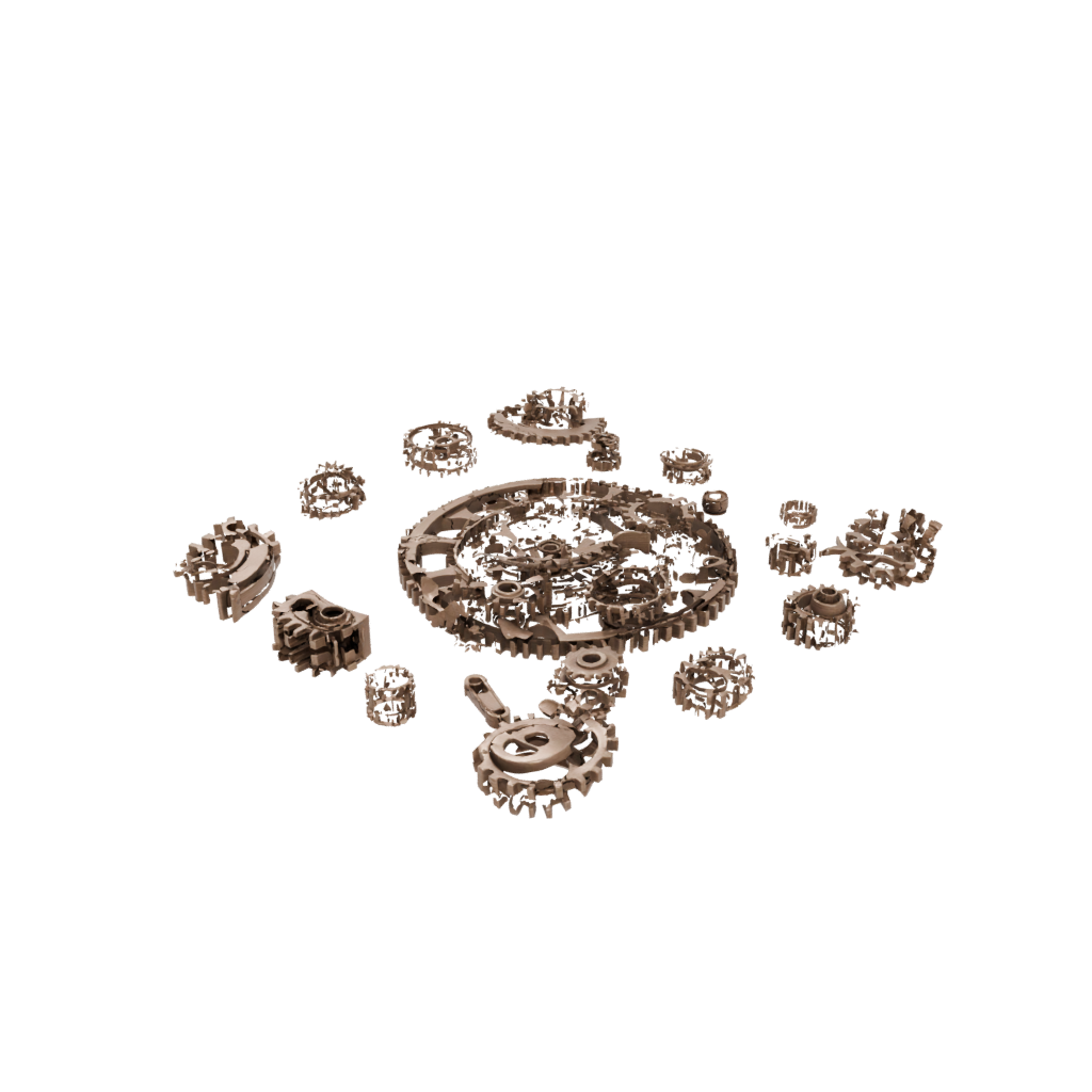 Bronze Gear-Train Fidget