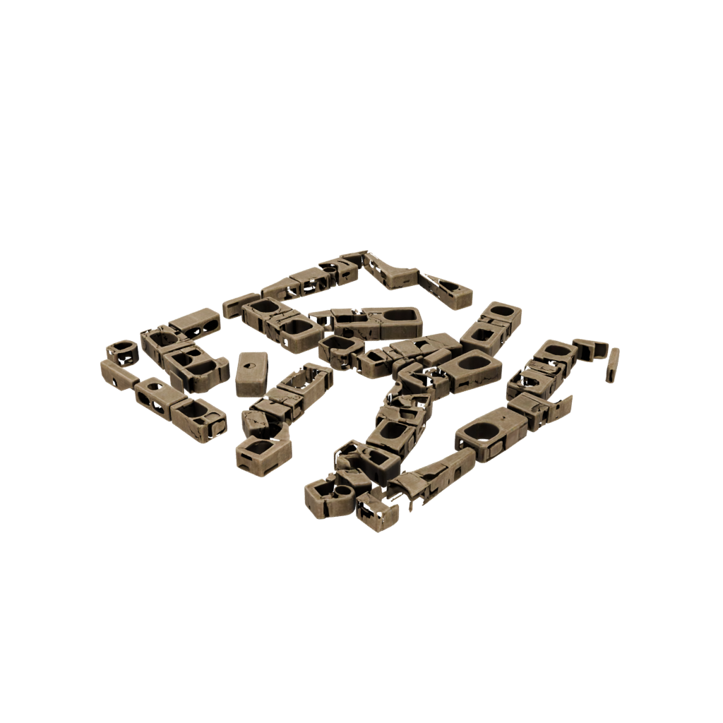 Bronze Pivot Domino Chain