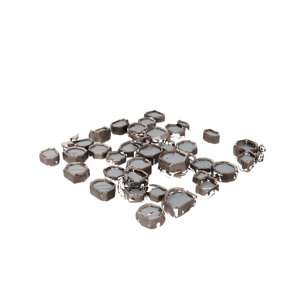 Bronze Snap-Pop Hexagon
