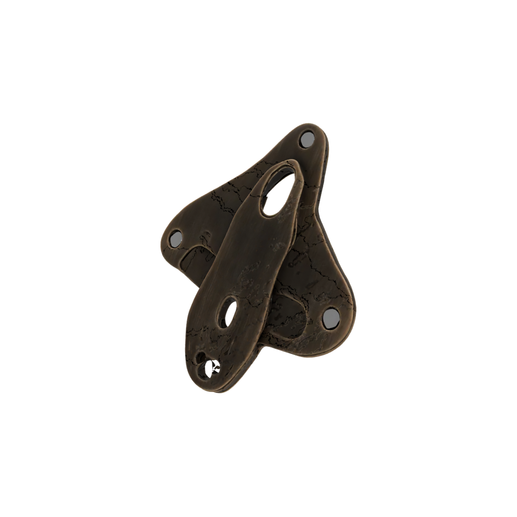 Bronze Textured Flip-Flop Hinge Strip