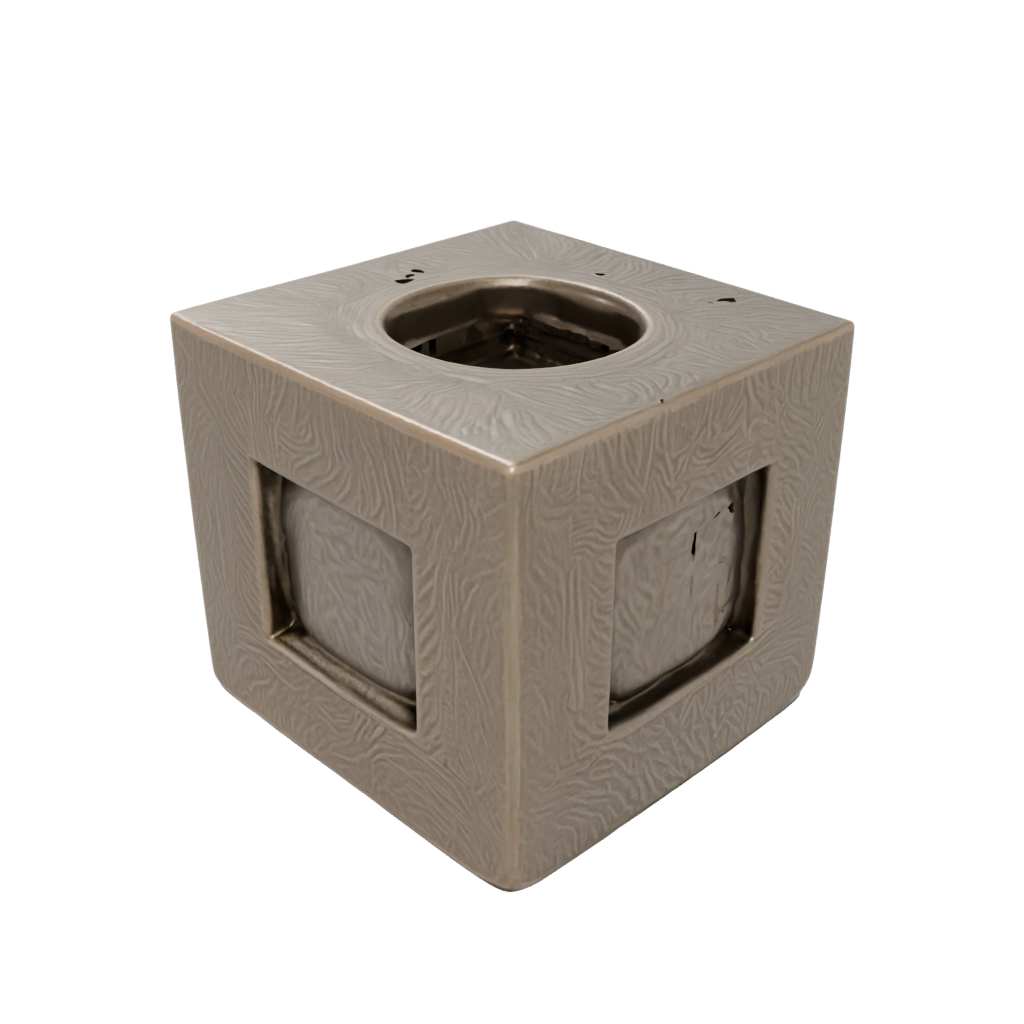 Bronze Textured Infinity Flip Cube