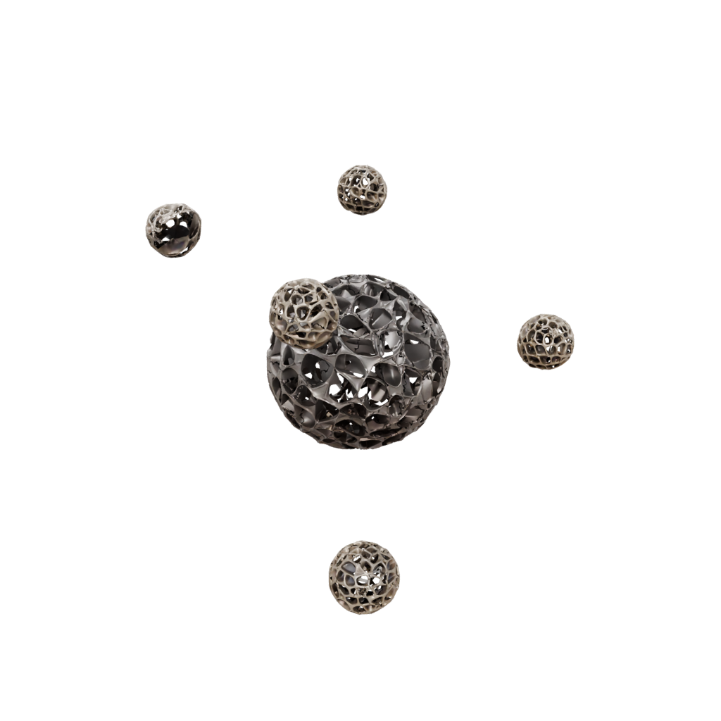 Bronze Textured Kinetic Flow Ball
