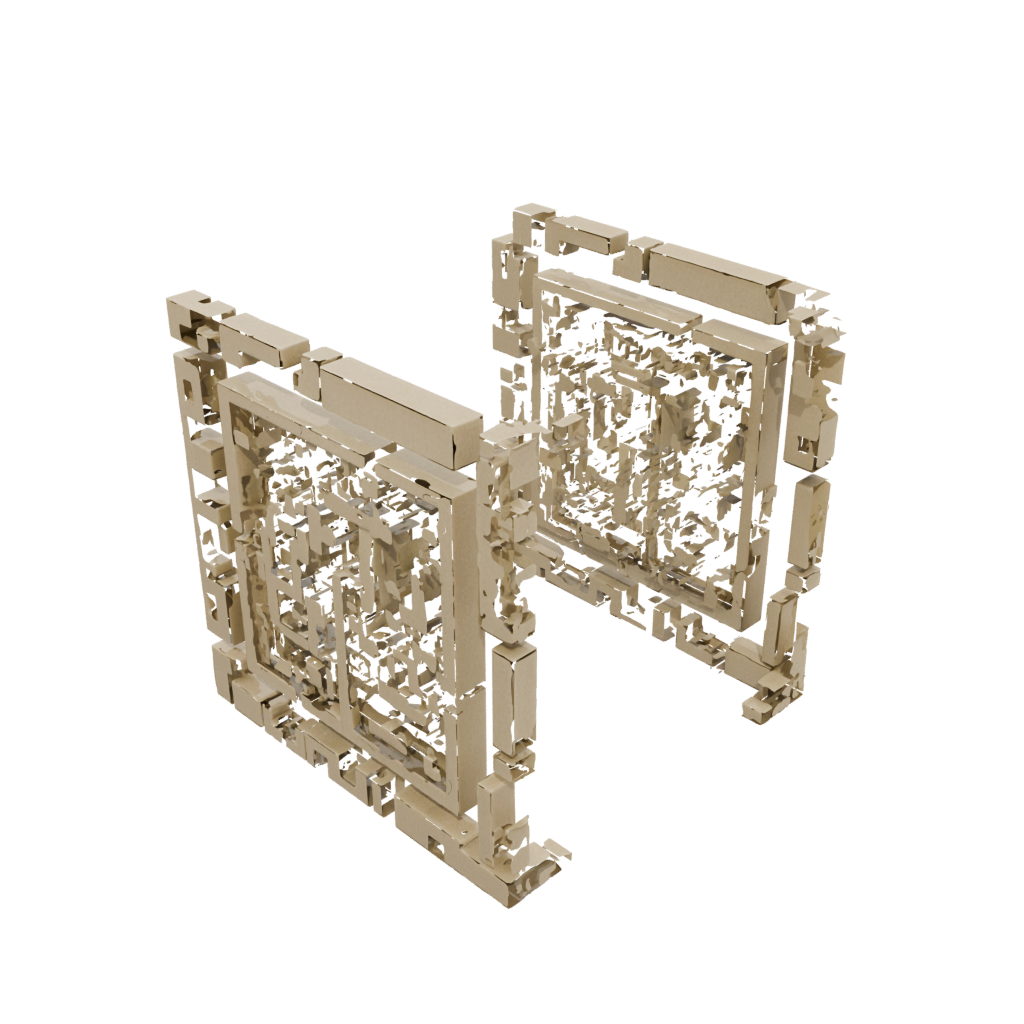 Bronze Textured Marble Maze Pocket Puzzle