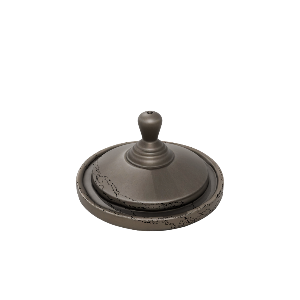 Bronze Textured Spinning Top Set