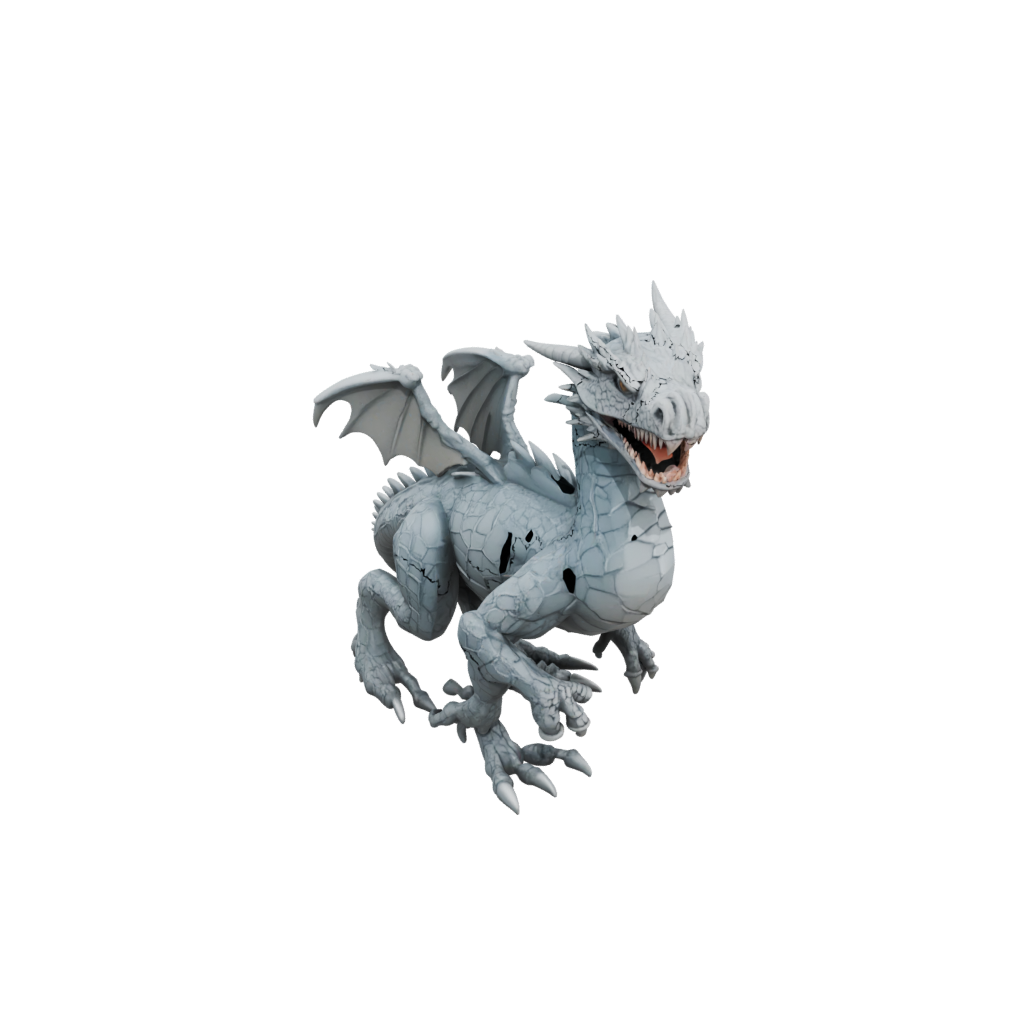 Camo Pocket Articulated Dragon Long